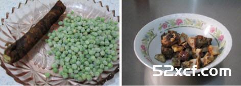 腊肠烩豌豆的做法