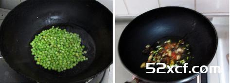 腊肠烩豌豆的做法