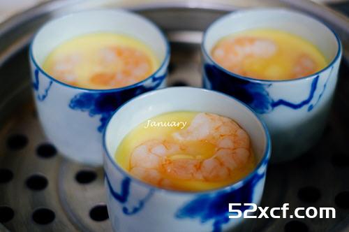 虾仁水蒸蛋的家常做法