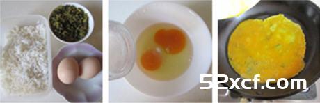 雪菜鸡蛋炒饭的做法