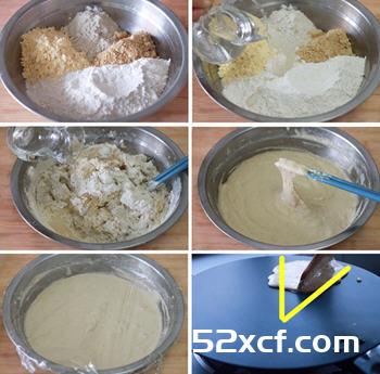 粗粮鸡蛋煎饼的做法