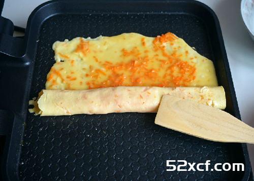 胡萝卜鸡蛋饼的做法
