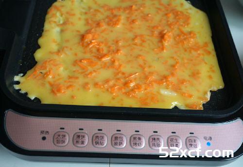 胡萝卜鸡蛋饼的做法