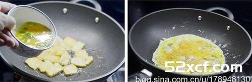 豆腐煎蛋的家常做法