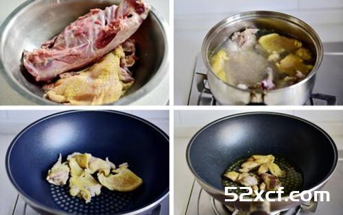 鸭料汤底的支_家常鸭料汤底的熬制方法图解-我爱下厨房