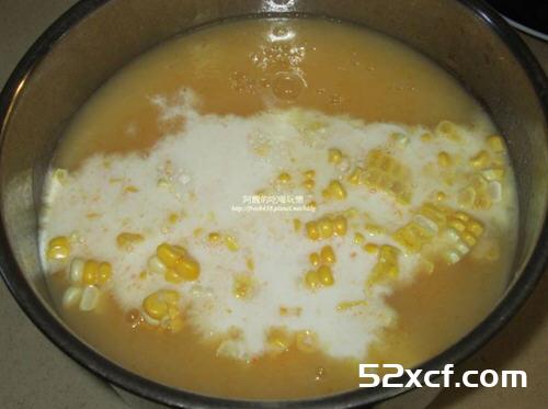 玉米浓汤电锅版的做法