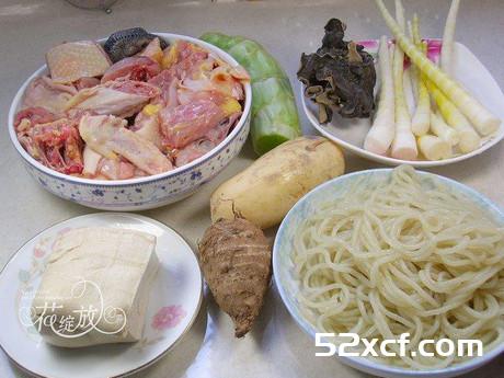 冷锅梁山鸡的做法