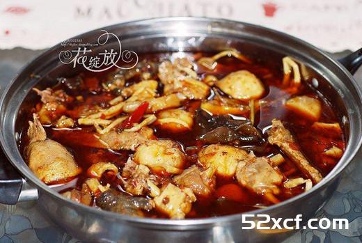 冷锅梁山鸡的做法