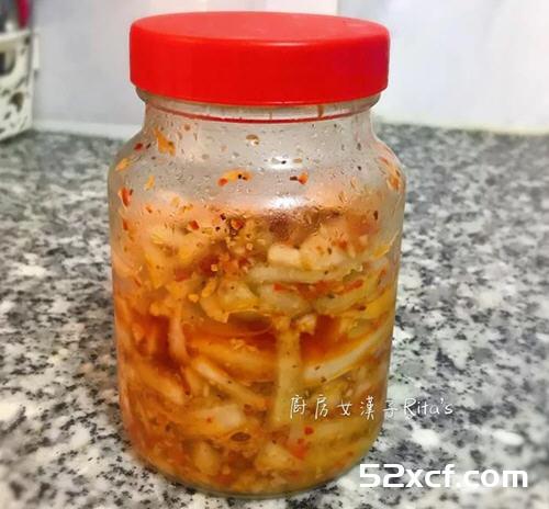 2天就能吃的家庭腌白萝卜条咸菜