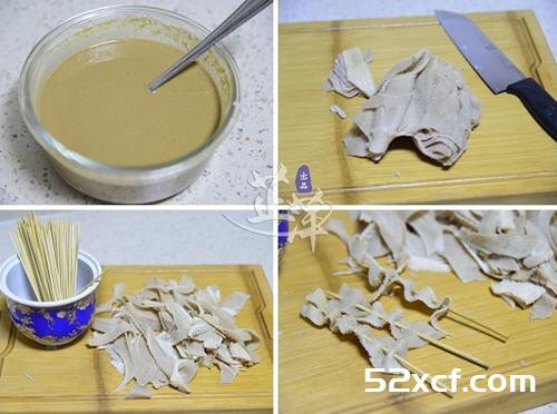 芳誉斋豆皮涮牛肚的做法