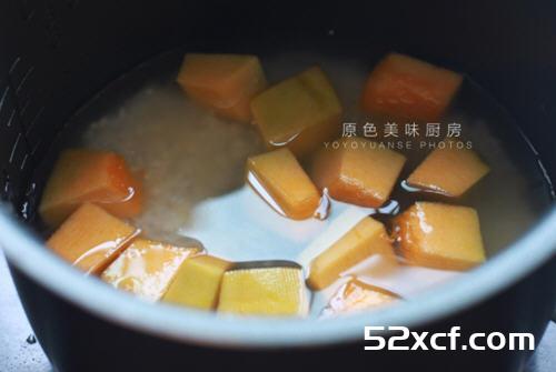 南瓜小米粥电饭锅