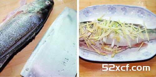 黄豆酱蒸鲈鱼的做法