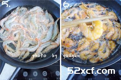 上海油爆河虾的做法