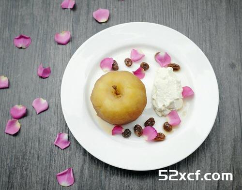 玫瑰红茶炖苹果