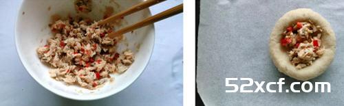 三文鱼夹心粗粮饼的做法