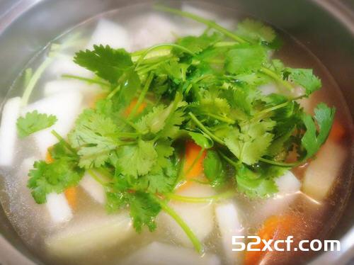 大头菜肉片汤的做法