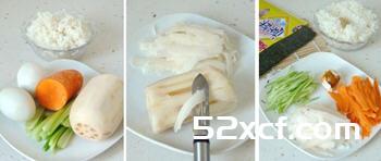 咸蛋黄寿司的做法