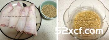 燕麦焖猪蹄的做法