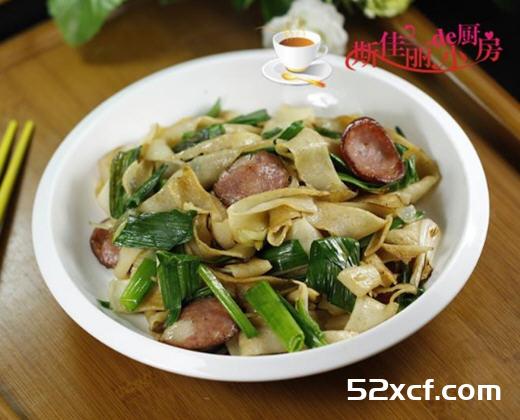 哈尔滨红肠炒豆丝的