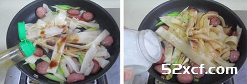 哈尔滨红肠炒豆丝的