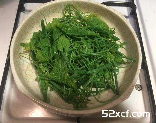 油泼龙须菜的做法