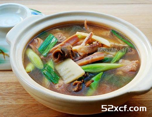 鱿鱼螺肉蒜汤的做法