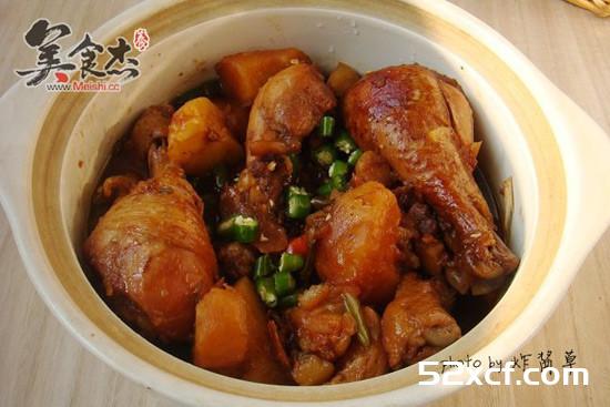 鸡腿炖土豆的做法