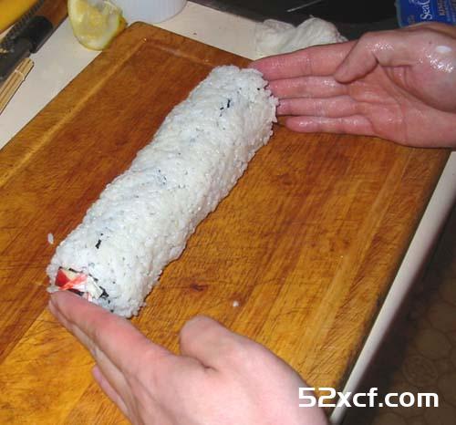 寿司的卷法图解