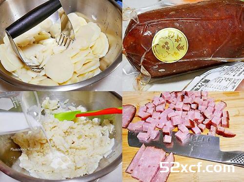 马铃薯苹果火腿蛋沙拉的做法