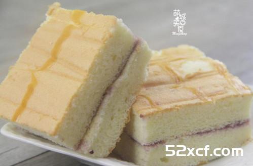 千叶纹蓝莓蛋糕的做法