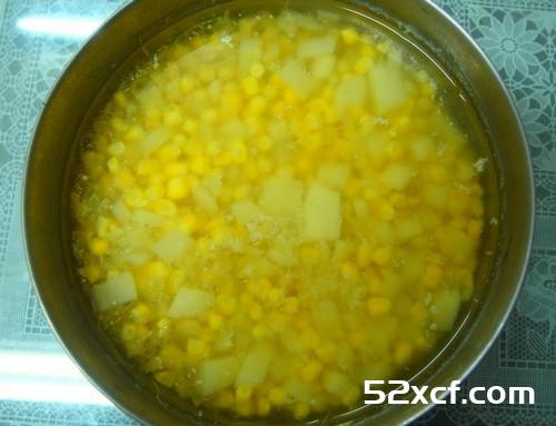 培根牛奶玉米浓汤的做法