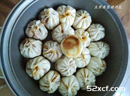 生煎香葱猪肉包的做法