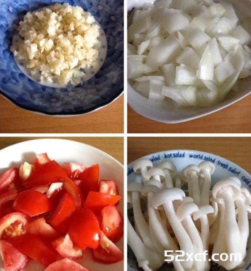 茄汁蛤蛎菇菇义大利面的做法