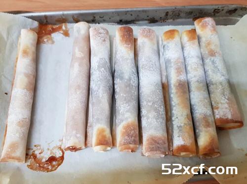 用馄饨皮做卷心酥