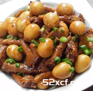 鸡脚烧鹌鹑蛋怎么做_