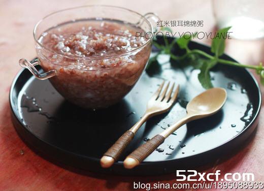 红米银耳绵绵粥的做法