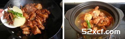 小鸡炖蘑菇砂锅版的做法