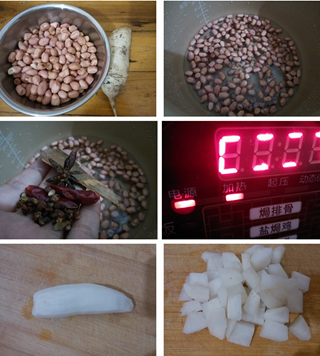 花生仁拌白萝卜的做法