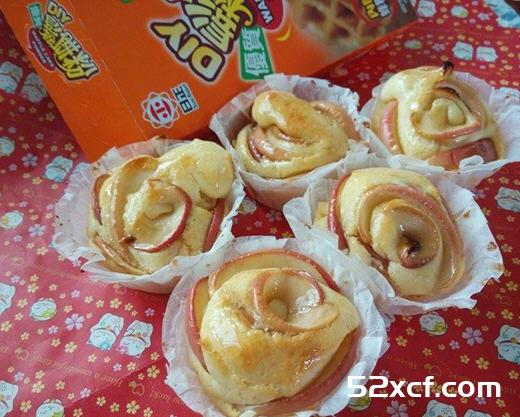 玫瑰松饼的做法