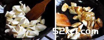虾头油焖茭白的做法