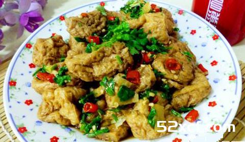 香辣油豆腐的做法