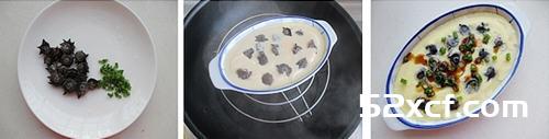 豆浆海参蒸蛋的做法