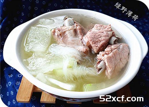 冬瓜粉丝排骨汤的做法