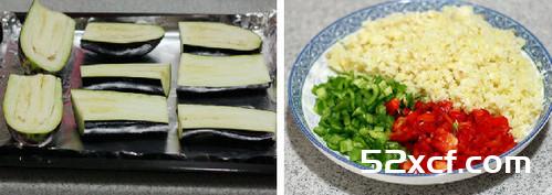 蒜香肉末烤茄子的做法