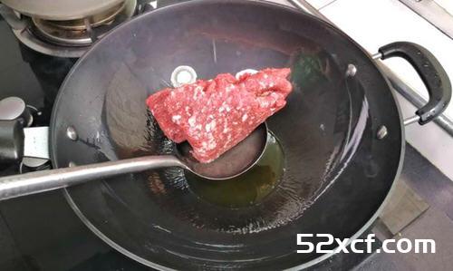 湖南香菜炒牛肉末的做法