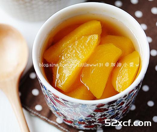 糖水黄桃的家常做法