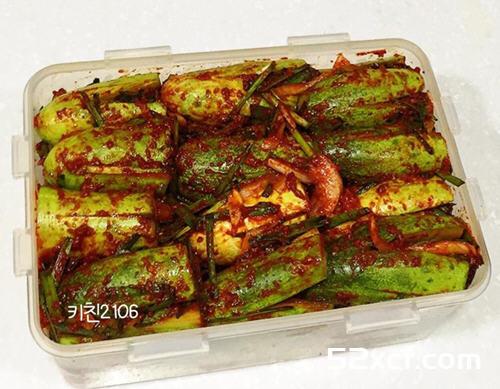韩式小黄瓜泡菜的做法