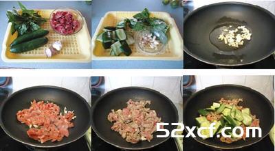 黄瓜炒牛肉的做法
