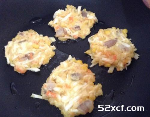 鲜虾地瓜煎饼的做法教