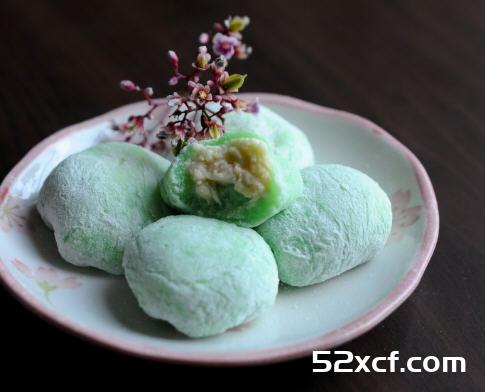 香兰冰皮榴莲的做法